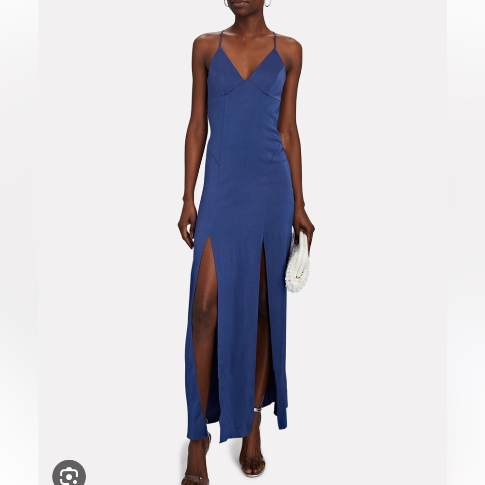 Manning Cartell Facetime Tie-Back Satin Maxi Dress